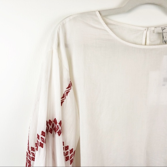 NEW JOIE | Isandro Embroidered Balloon Sleeves A34 - Picture 7 of 16